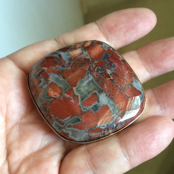 🖤Vtg💕Stone belt buckle - Picture 2 of 14